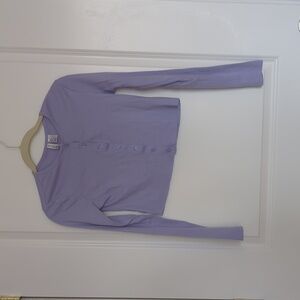H&M Cropped Lavender Sweater